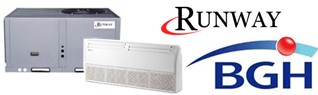 Venta de aire acondicionado BGH y Runway